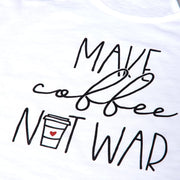 Dritan Alsela Make Coffee Not War Women Tank-Top White